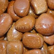 Red Goldstone Tumbled Stones