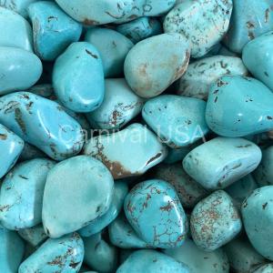 Howlite/Turquoise Tumbled Stones