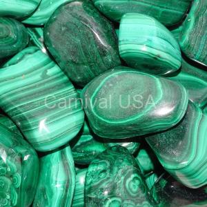 Malachite Tumbled Stones