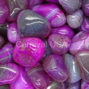 Pink Agate Tumbled Stones