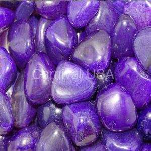 Purple Agate Tumbled Stones