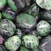 Ruby Zoisite Tumbled Stones