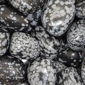 Snowflake Obsidian Tumbled Stones