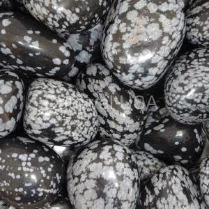 Snowflake Obsidian Tumbled Stones