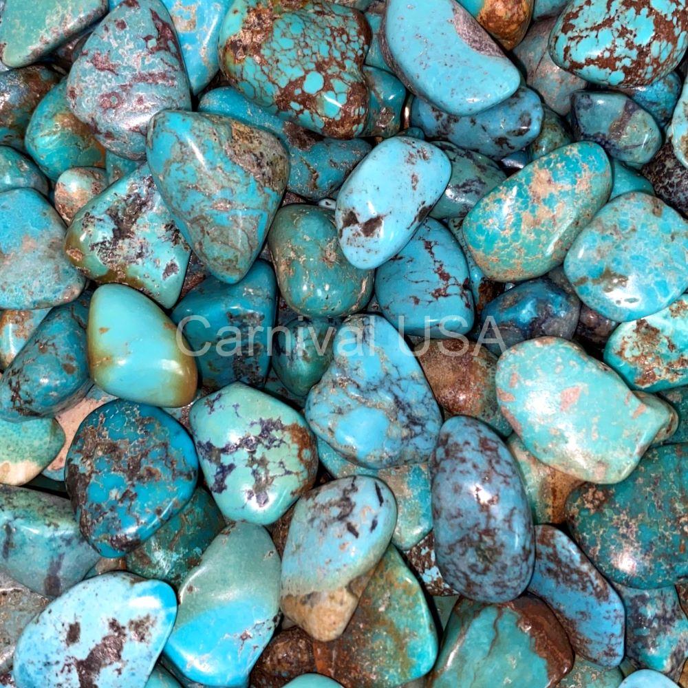 Turquoise Tumbled Stones (1/4 LB)