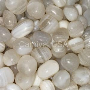 White Agate Tumbled Stones