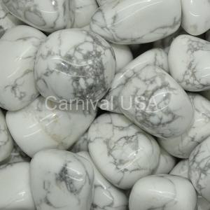White Howlite Tumbled Stones