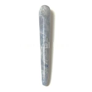 Blue Calcite rounded Tapered wand