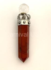 Red Jasper/Quartz/Crown Wand