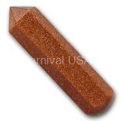 Red Goldstone Six Sided Wand